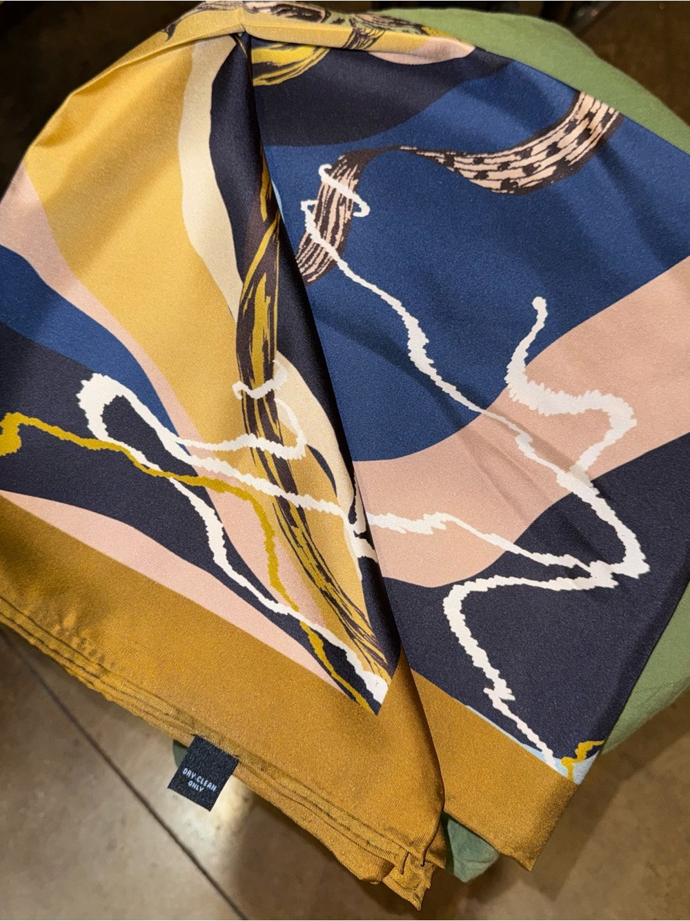 Jim Thompson “Slipper Orchid” Silk Scarf - Picture 5 of 13